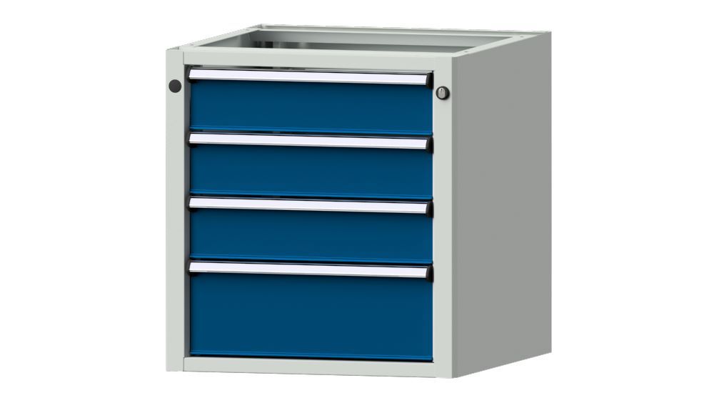 Produktbild Anke Unterbauschrank Modell 1808 V 4 schubladen RAL 7035/5010