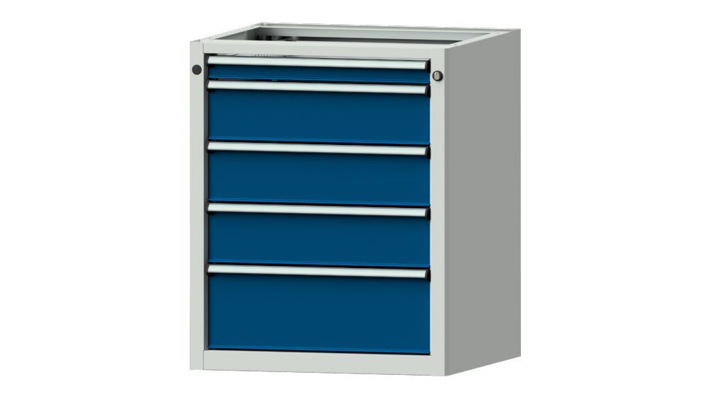 Produktbild Anke Unterbauschrank Modell 2418 V RAL 7035/5010