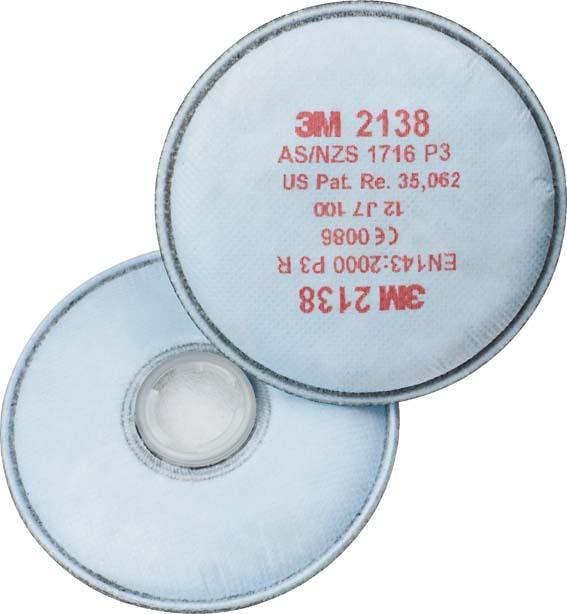 Produktbild 3M Ersatzfilter 2138, P3R mit Aktivkohle