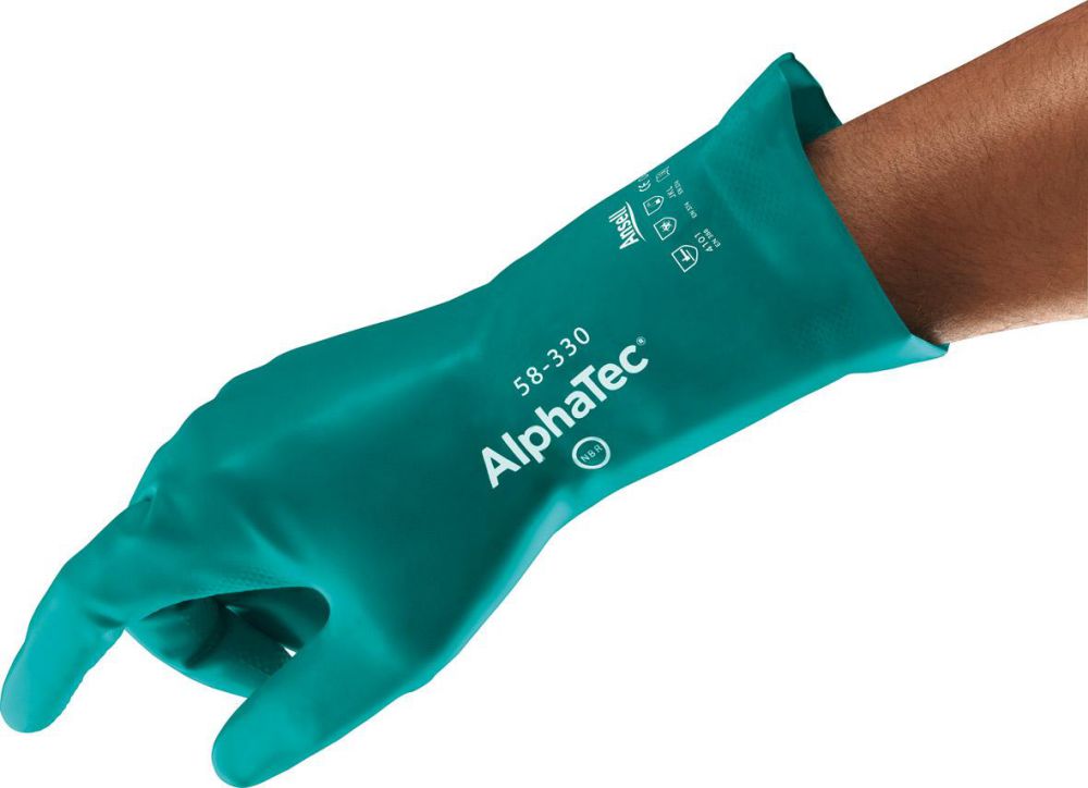 Produktbild Ansell Handschuh AlphaTec 58-335, Nitril,  grün,  Gr. 8