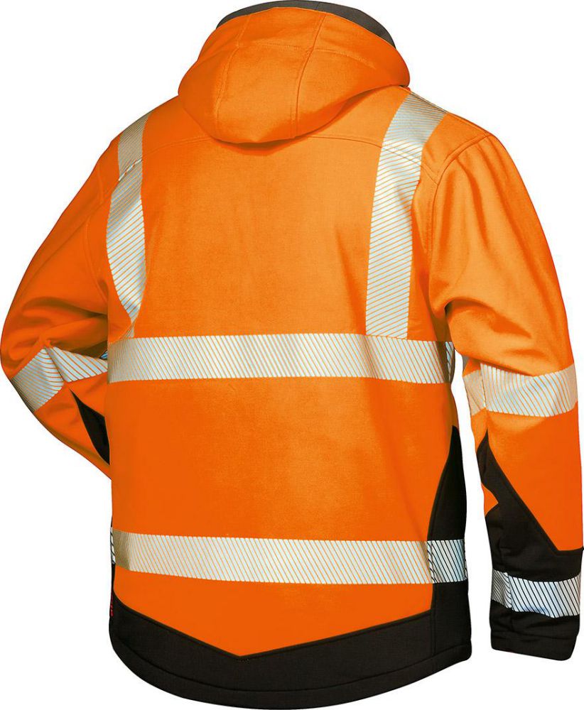 Produktbild Elysee Warnjacke,Softshell Lukas Gr.XXL orange/schw. bild 4