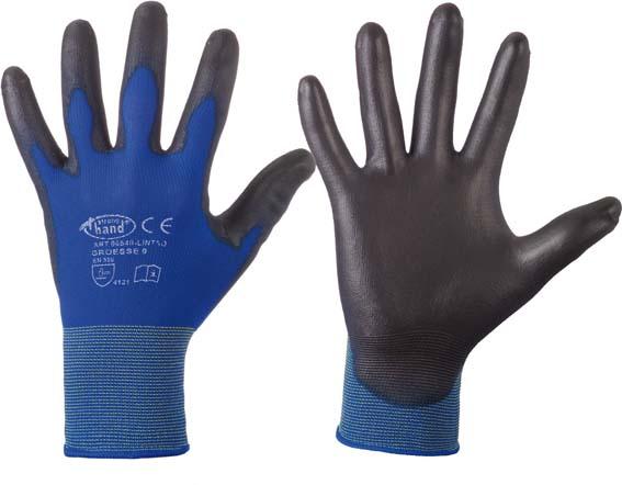 Produktbild Strong Hand Feinstrickhandsch.Lintao PU, blau, Gr. 9