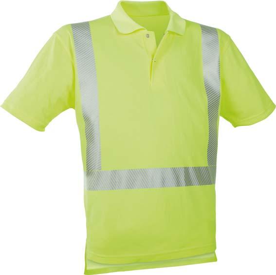 Produktbild Warn-Polo-Shirt leuchtgelb, Gr. S