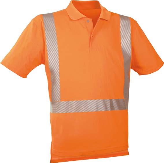 Produktbild Warn-Polo-Shirt leuchtorange, Gr. S
