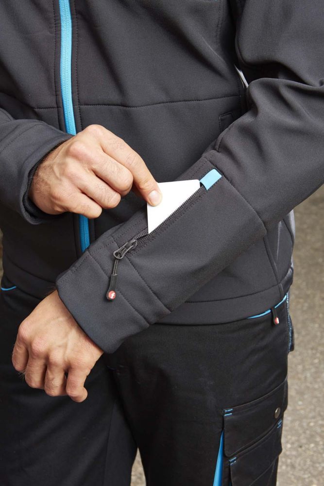 Produktbild Fortis Herren Jacke 24, Black/lime green, Gr. XXL bild 5