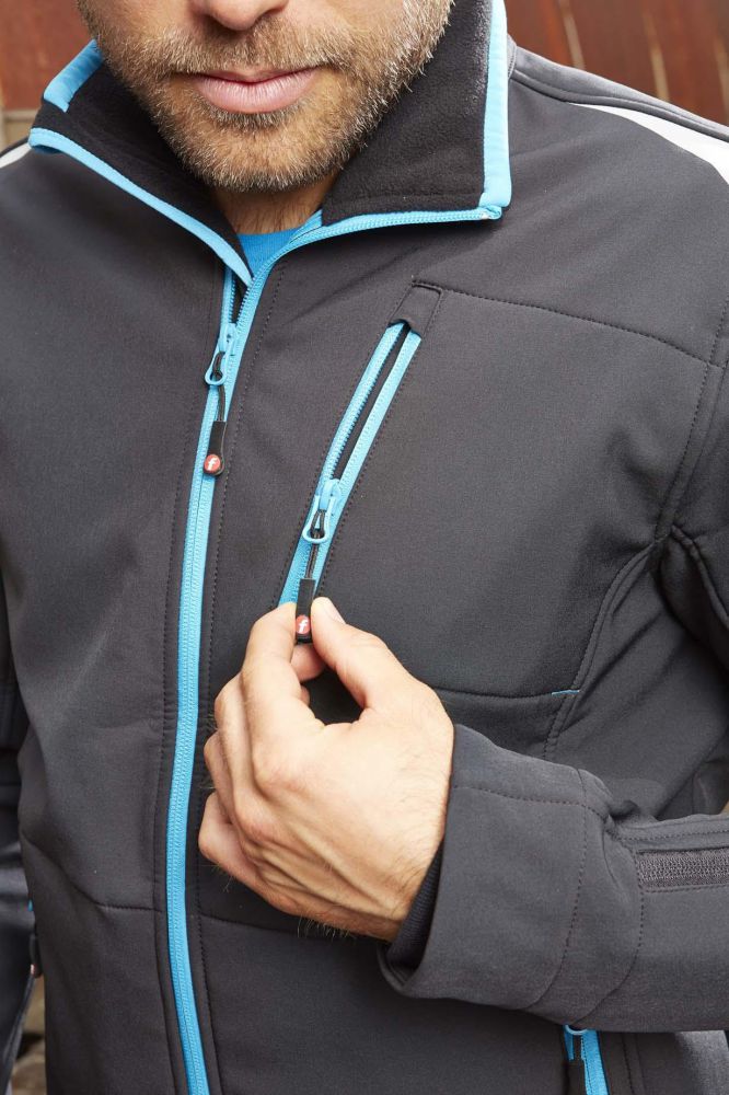 Produktbild Fortis Herren Jacke 24, Black/lime green, Gr. XXL bild 6