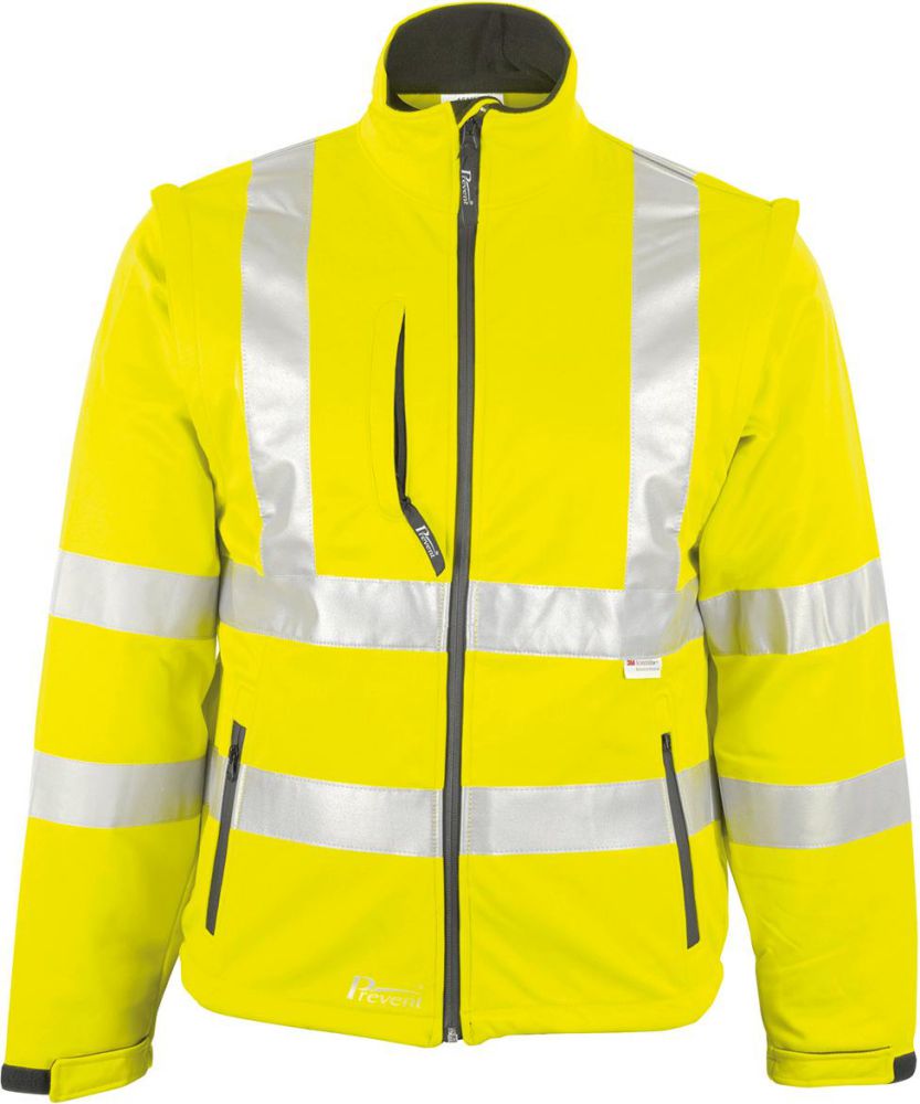 Produktbild Warnjacke,Softshell, Gr. M, neongelb