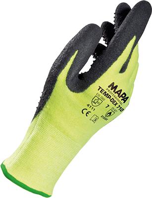 Produktbild Mapa Handschuh TempDex 710 Gr. 9 gelb schwarz