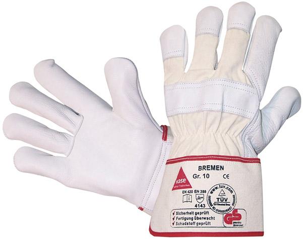 Produktbild Hase Safety Gloves Handschuh Bremen, Rindnarbenleder,  Gr.10