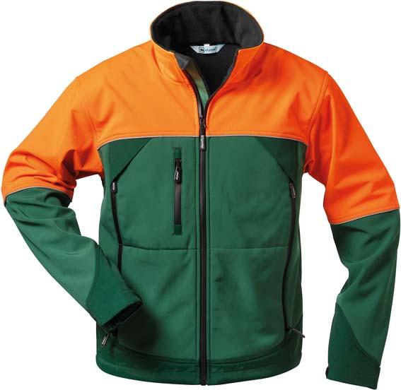 Produktbild Elysee Forstjacke Sanddorn,  Softshell, Gr.L, grün/orange