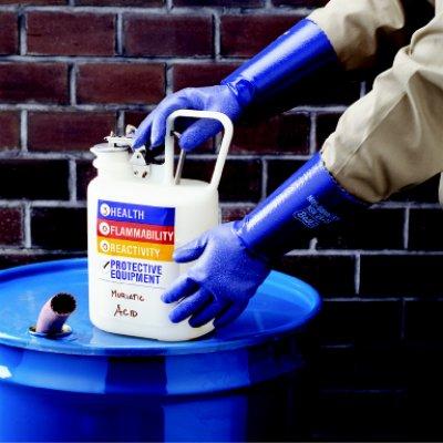 Produktbild Showa Handschuh NSK 24, Nitr il, 356 mm lang,  Gr. 8