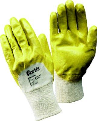Produktbild FORTIS Handschuh Nitril, Mechanic Gr. 7, gelb,