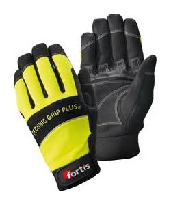 Produktbild Fortis Handschuh Technic Grip +, Gr.8, gelb/schw., FORTIS
