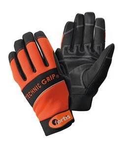 Produktbild Fortis Handschuh TechnicGrip, Gr.8, orange/schwarz, FORTIS