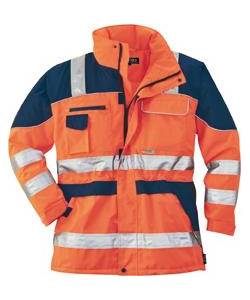 Produktbild Warnparka, Gr. S, orange/blau