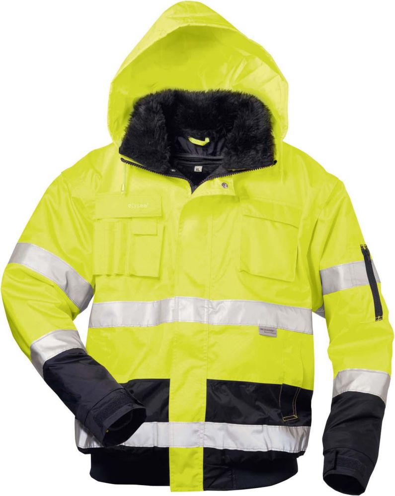 Produktbild Elysee Warnjacke Siegfried, Gr. 3XL, gelb/marine bild 1