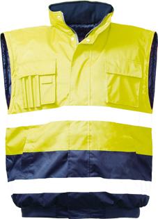 Produktbild Elysee Warnjacke Siegfried, Gr. 3XL, gelb/marine bild 5