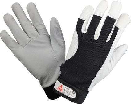 Produktbild Hase Safety Gloves Handschuh, Nappaleder, mit Klett., Gr. 9
