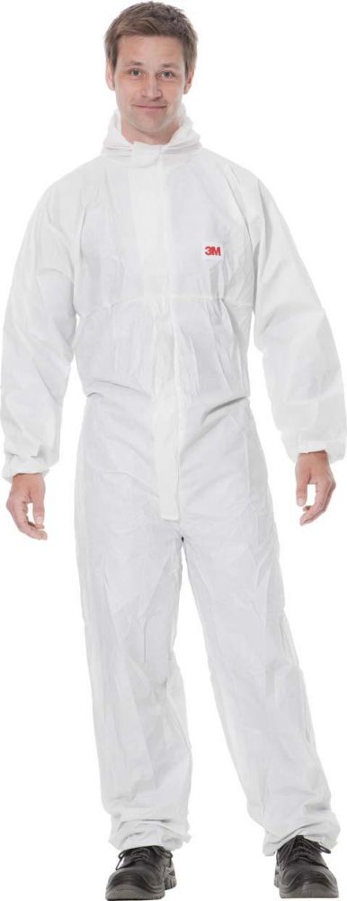 Produktbild 3M Schutzanzug 4510, weiß Typ 5/6 Gr.L