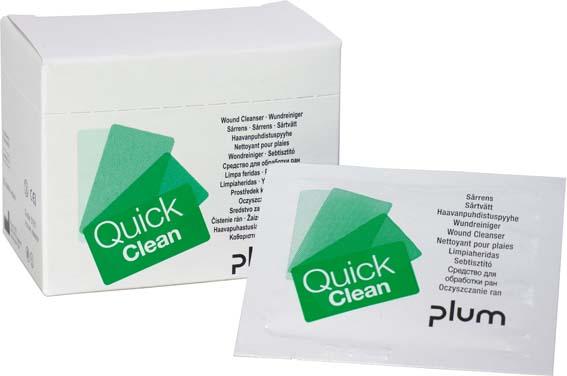 Produktbild plum Wundreiniger QuickClean Box mit 20 Stück