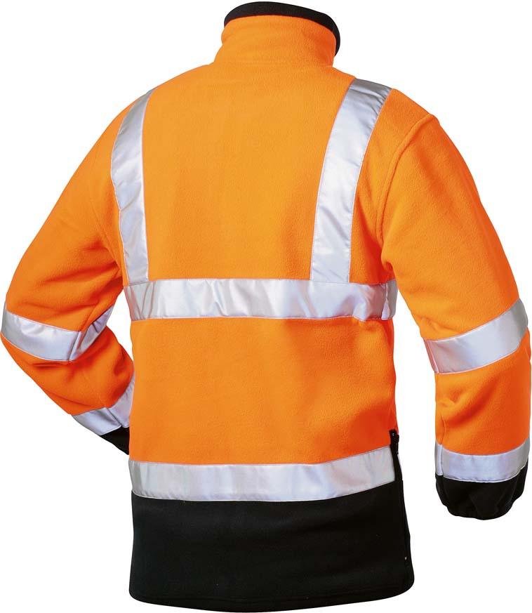 Produktbild Elysee Warn-Fleecejacke BenediktGr. XXXL, orange/marine bild 3