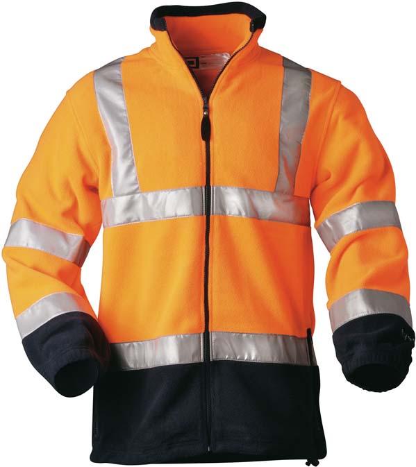 Produktbild Elysee Warn-Fleecejacke BenediktGr. L, orange/marine