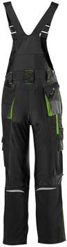 Produktbild Fortis Kids Latzhose 24, Black/limegreen,Gr146-152 bild 3