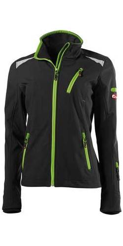 Produktbild Fortis Damen Jacke 24, Black/lime green, Gr. M