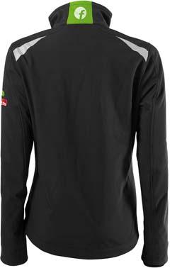 Produktbild Fortis Damen Jacke 24, Black/lime green, Gr. XXL bild 3