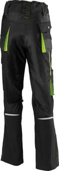 Produktbild Fortis Damen Bundhose 24,Black/lime green, Gr. 50 bild 3
