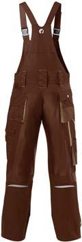 Produktbild Fortis H-Latzhose 24, Brown/beige,Gr.46 bild 3