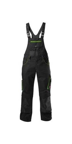 Produktbild Fortis H-Latzhose 24, Black/lime green, Gr. 58