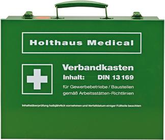 Produktbild Holthaus Medical Verbandkasten Nr.63169, DIN 13169-E, grün