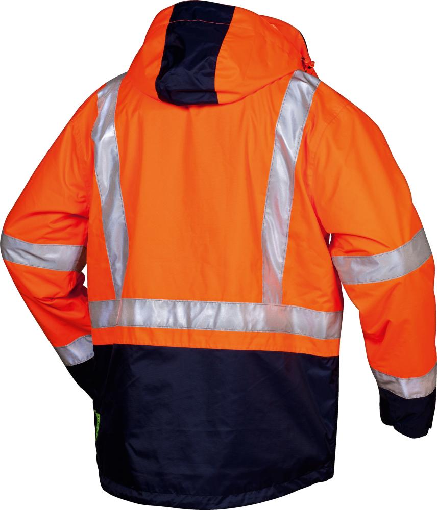 Produktbild Safestyle Warnschutzjacke Udo Größe M orange marine bild 4