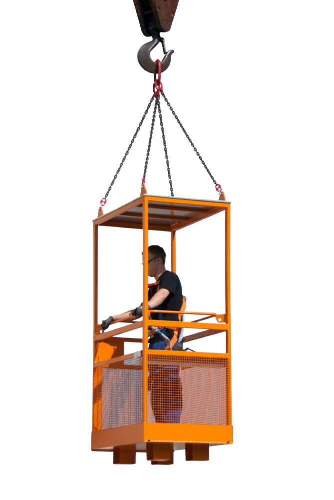 Produktbild Bauer Arbeitsbühne MB-K-IV lackiert in gelborange bild 2