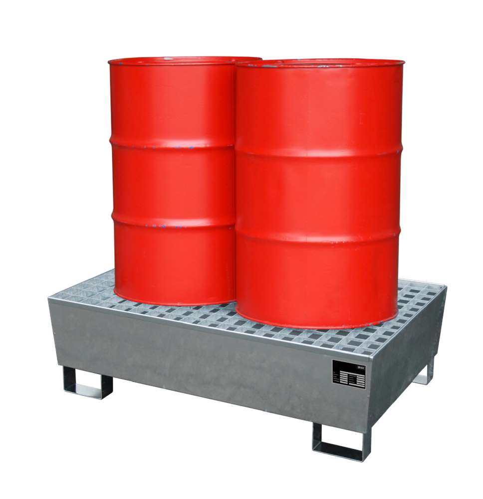 Produktbild Bauer Auffangwanne AWS 2 200 feuerverzinkt 1200 x 360 x 800 mm bild 2