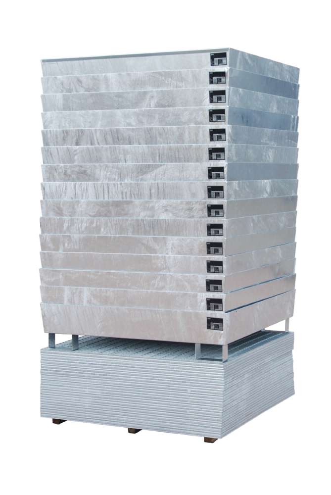 Produktbild Bauer Auffangwanne AWS 4 200 feuerverzinkt 1200 x 280 x 1200 mm