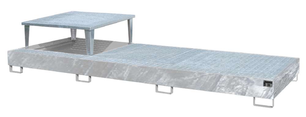 Produktbild Bauer Auffangwanne AWA 31 3850 x 780 x 1460 mm feuerverzinkt