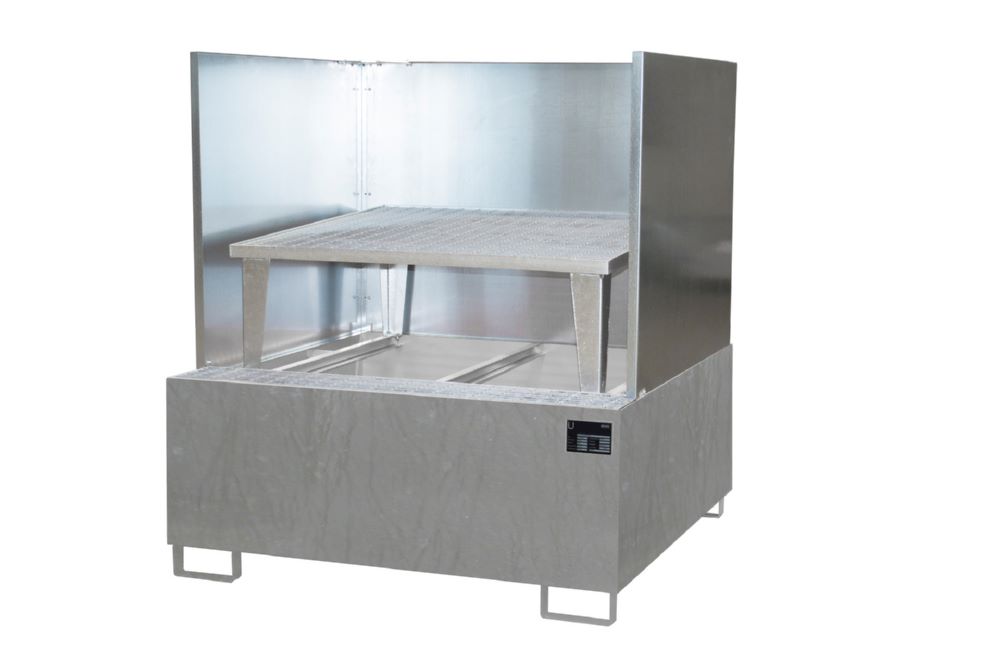 Produktbild Bauer Südlohn Auffangwanne AWA 1000/SW feuerverzinkt Höhe 1630 mm