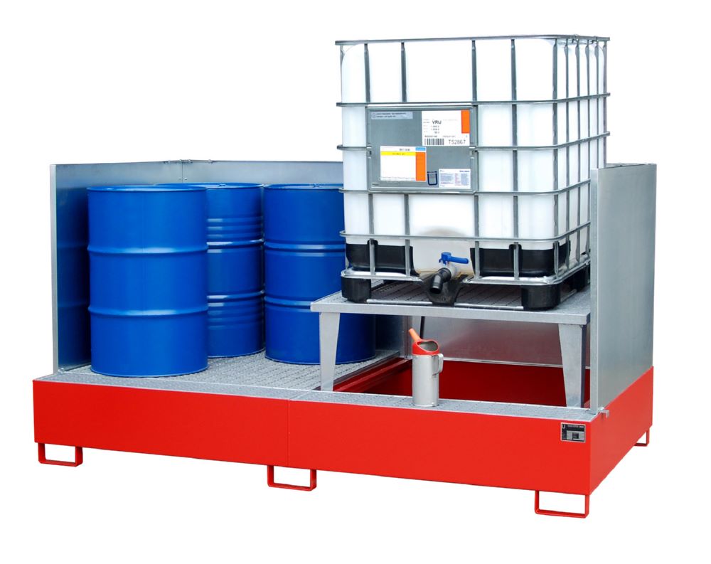 Produktbild Bauer Südlohn Auffangwanne Breite 2670 mm AWA 21 SW lackiert Feuerrot 