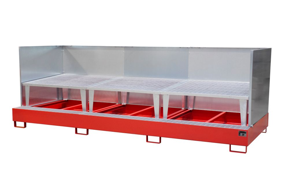 Produktbild Bauer Auffangwanne AWA 1000 3 lackiert Feuerrot bild 2