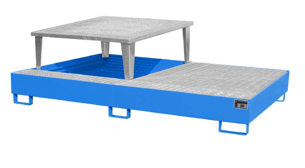 Produktbild Bauer Auffangwanne AWA 21 1000 Liter 2650 x 865 x 1460 mm lichtblau