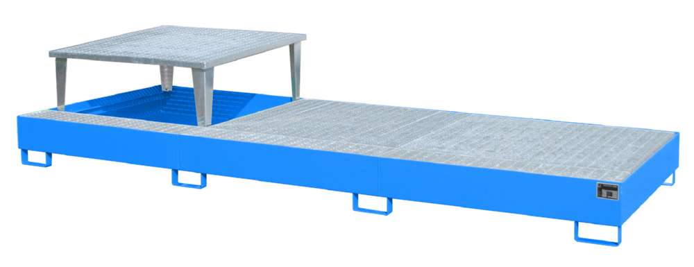 Produktbild Bauer Auffangwanne AWA 31 3850 x 780 x 1460 mm lackiert lichtblau bild 1