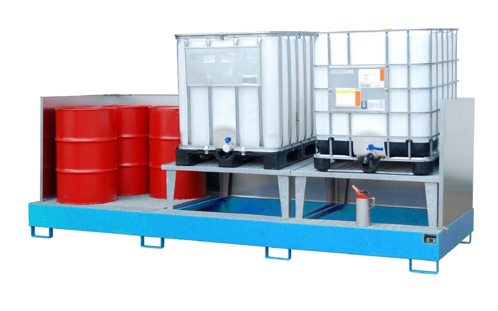 Produktbild Bauer Auffangwanne AWA 32 3850 x 780 x 1460 mm lackiert lichtblau bild 2