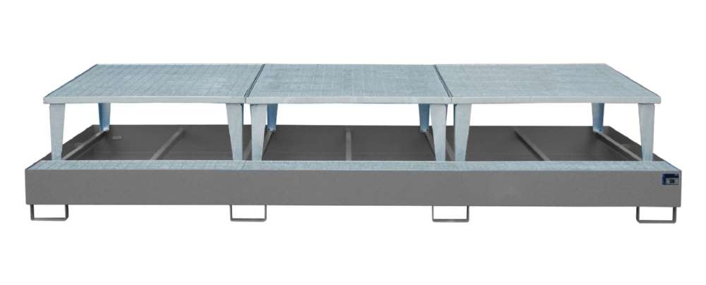 Produktbild Bauer Auffangwanne AWA 1000 3 3850 x 780 x 1460 mm mausgrau