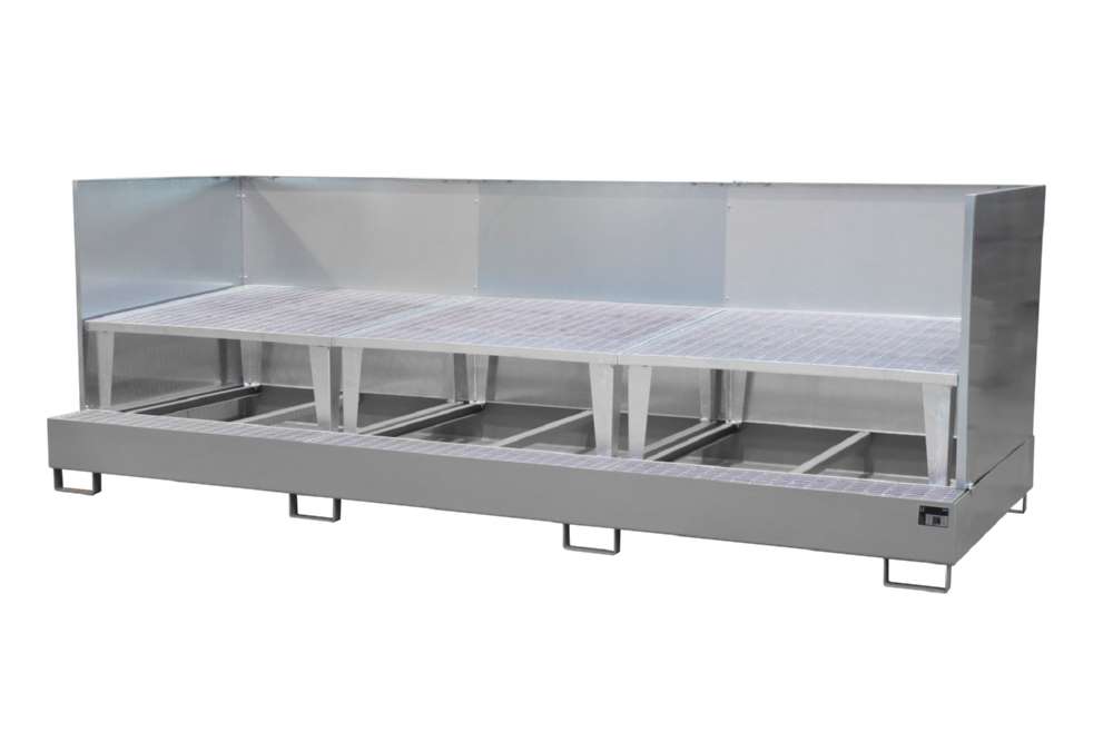 Produktbild Bauer Auffangwanne AWA 1000 3 3850 x 780 x 1460 mm mausgrau bild 2