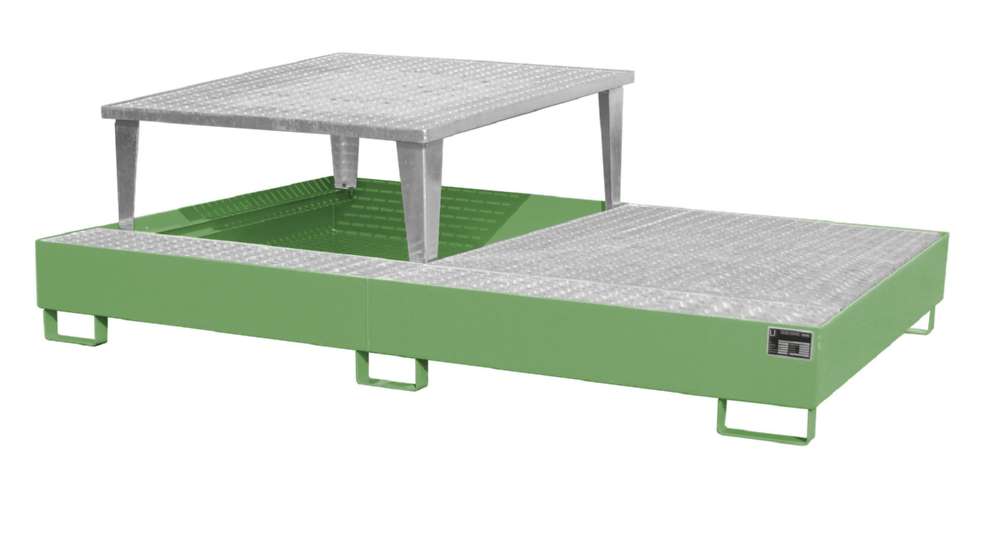 Produktbild Bauer Auffangwanne AWA 21 1000 Liter 2650 x 865 x 1460 mm resedagrün