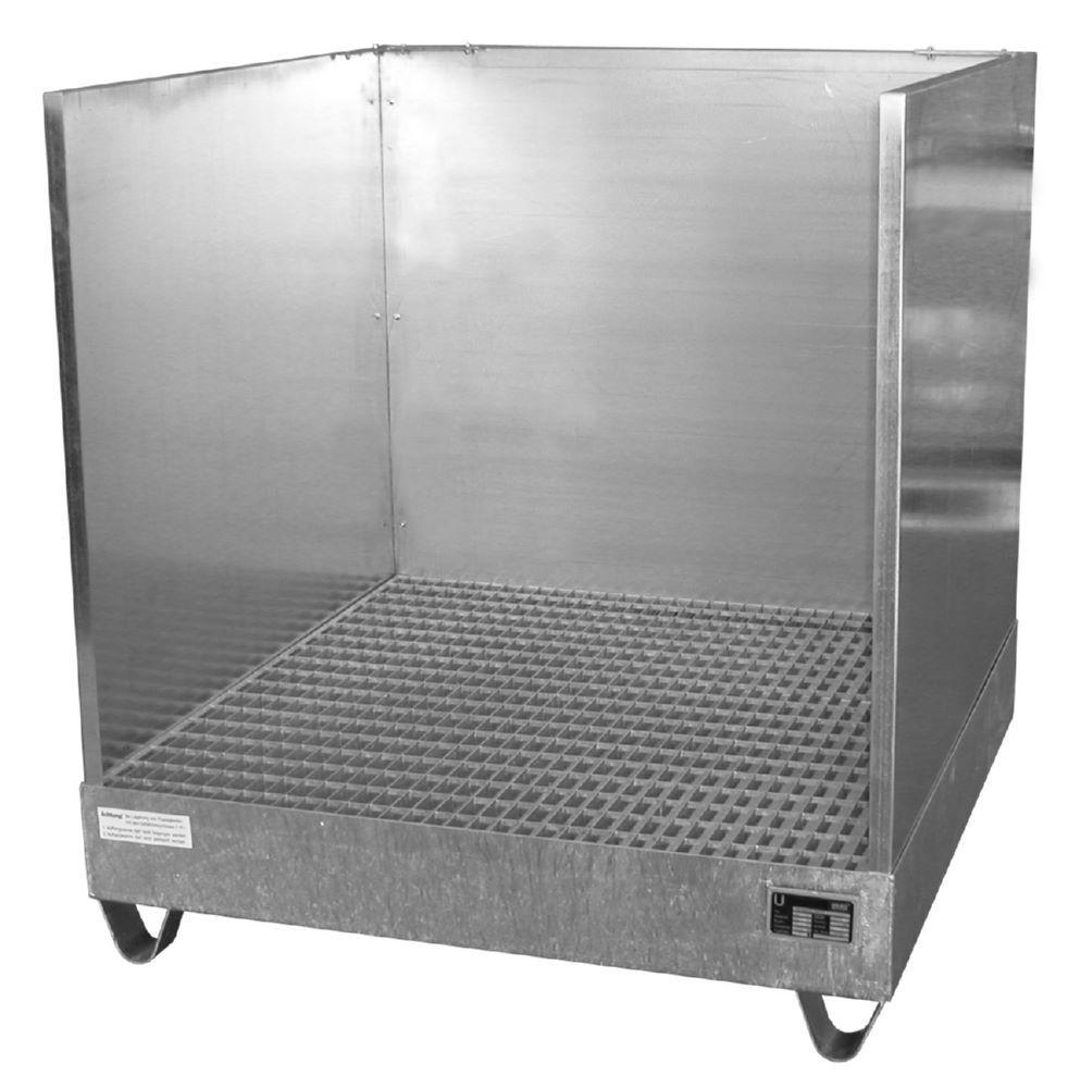 Produktbild Bauer Südlohn Auffangwanne 2033/SW feuerverzinkt H 1285 x B 1220 mm