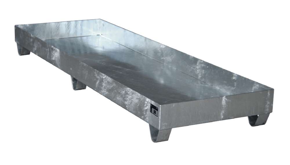 Produktbild Bauer Auffangwanne 2041 2400 x 250 x 800 mm feuerverzinkt