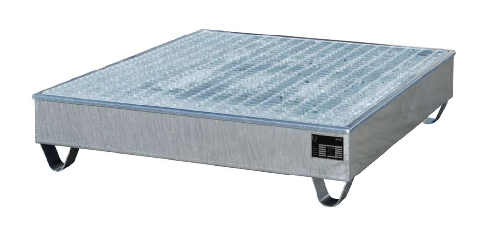 Produktbild Bauer Auffangwanne AW 4 APE 1215 x 290 x 1215 mm feuerverzinkt